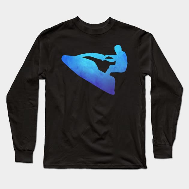 Jet Ski Design Long Sleeve T-Shirt by echopark12